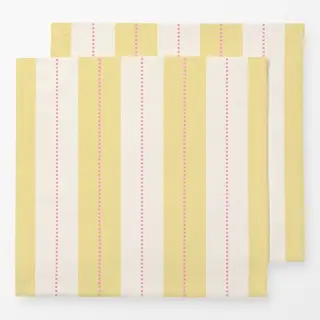 Servietten Nadelstreifen Gelb