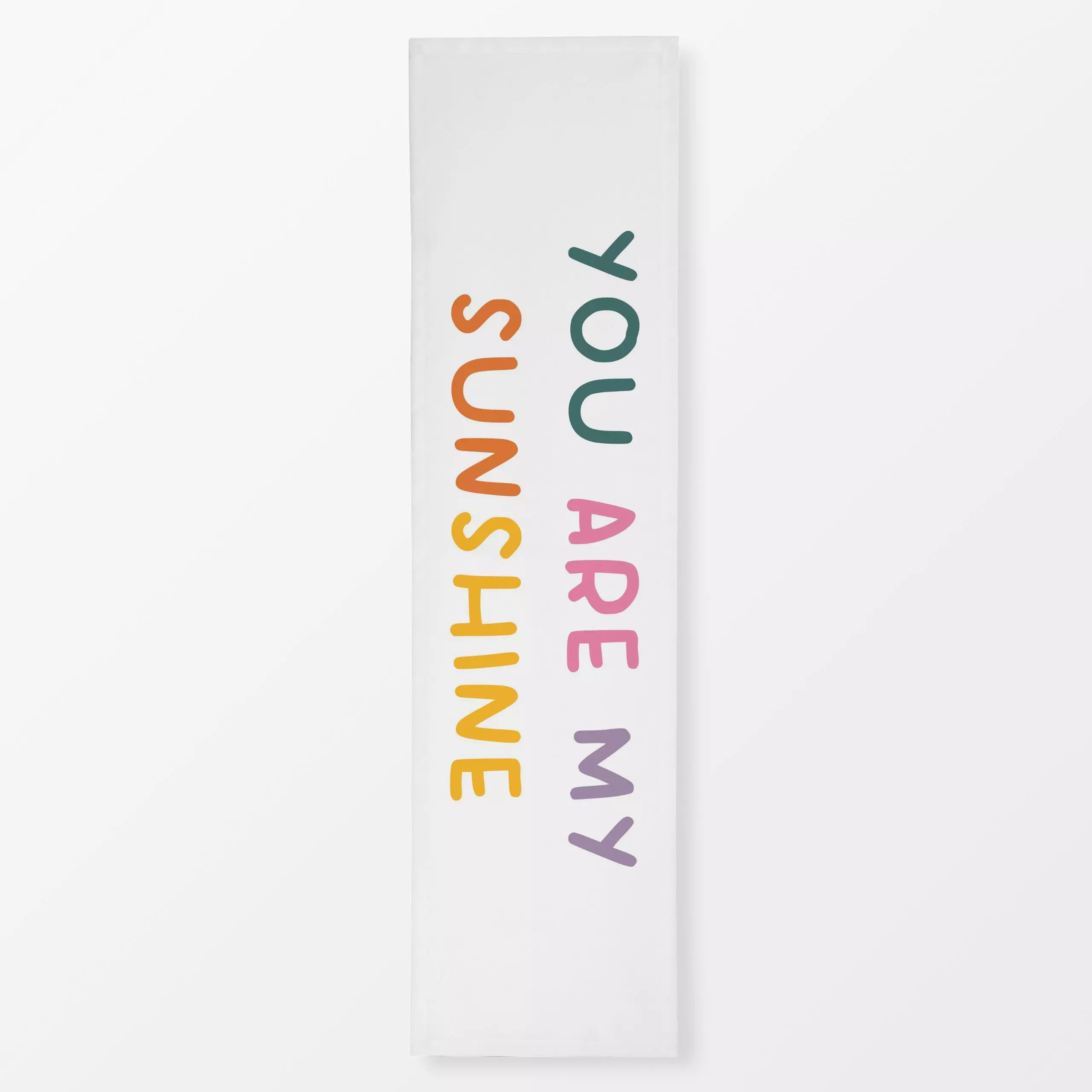 Tischläufer YOU ARE MY SUNSHINE-Weiss - Liebe, Romantik & Pride, Sommer, Sprüche & Schriftzüge - von „Heyduda"; Sonne, Somme...