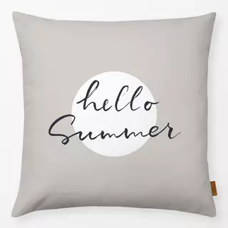 Kissen hello Summer sun beige