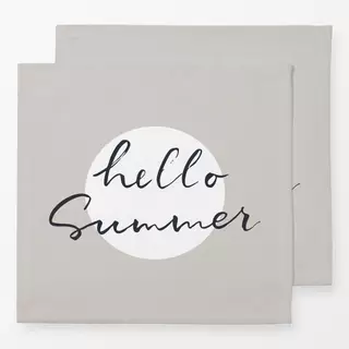 Servietten hello Summer sun beige