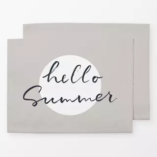 Tischset hello Summer sun beige