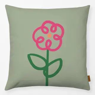 Kissen Daisy hellgrün