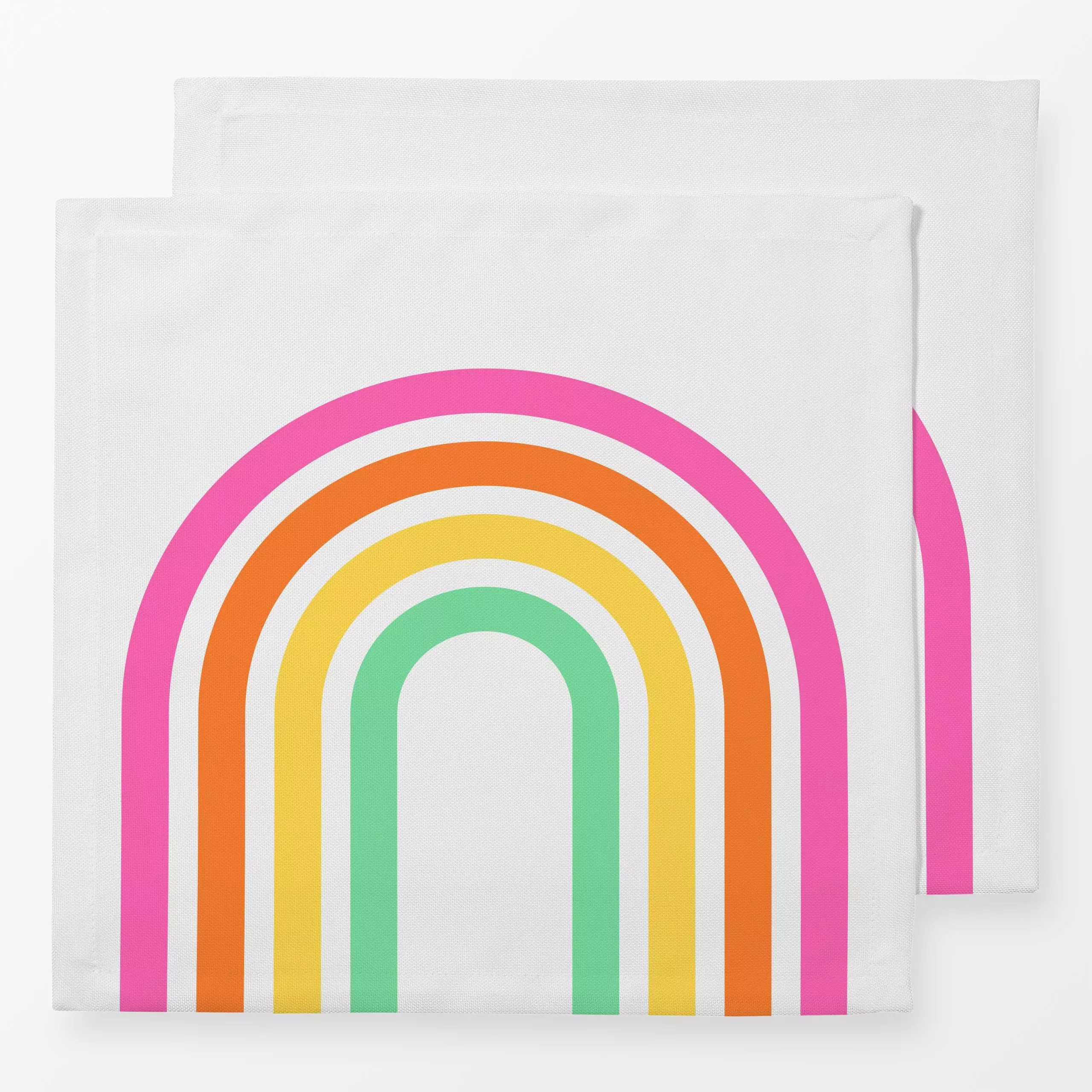 Servietten Summer Rainbow - Liebe, Romantik & Pride, Sommer, Symbole & Muster - von „Karen Menzenbach x so.leben.wir"; Strei...