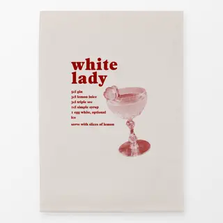 Geschirrtücher Cocktail White Lady