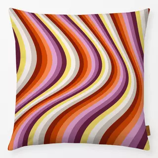 Kissen Farbfreude Waves Bunt