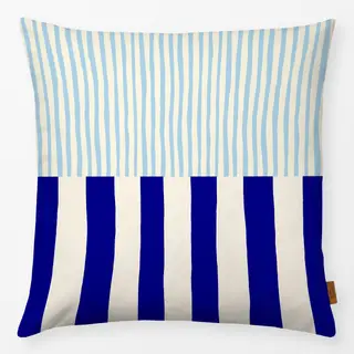 Kissen Santorini Mixed Stripes Blue