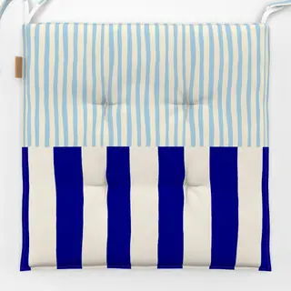 Sitzkissen Santorini Mixed Stripes Blue