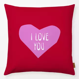 Kissen Valentinstag I love you Heart