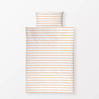 Bettwäsche Summer Fun Streifen orange