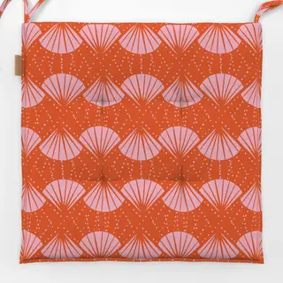 Sitzkissen Abstract Shell allover orange