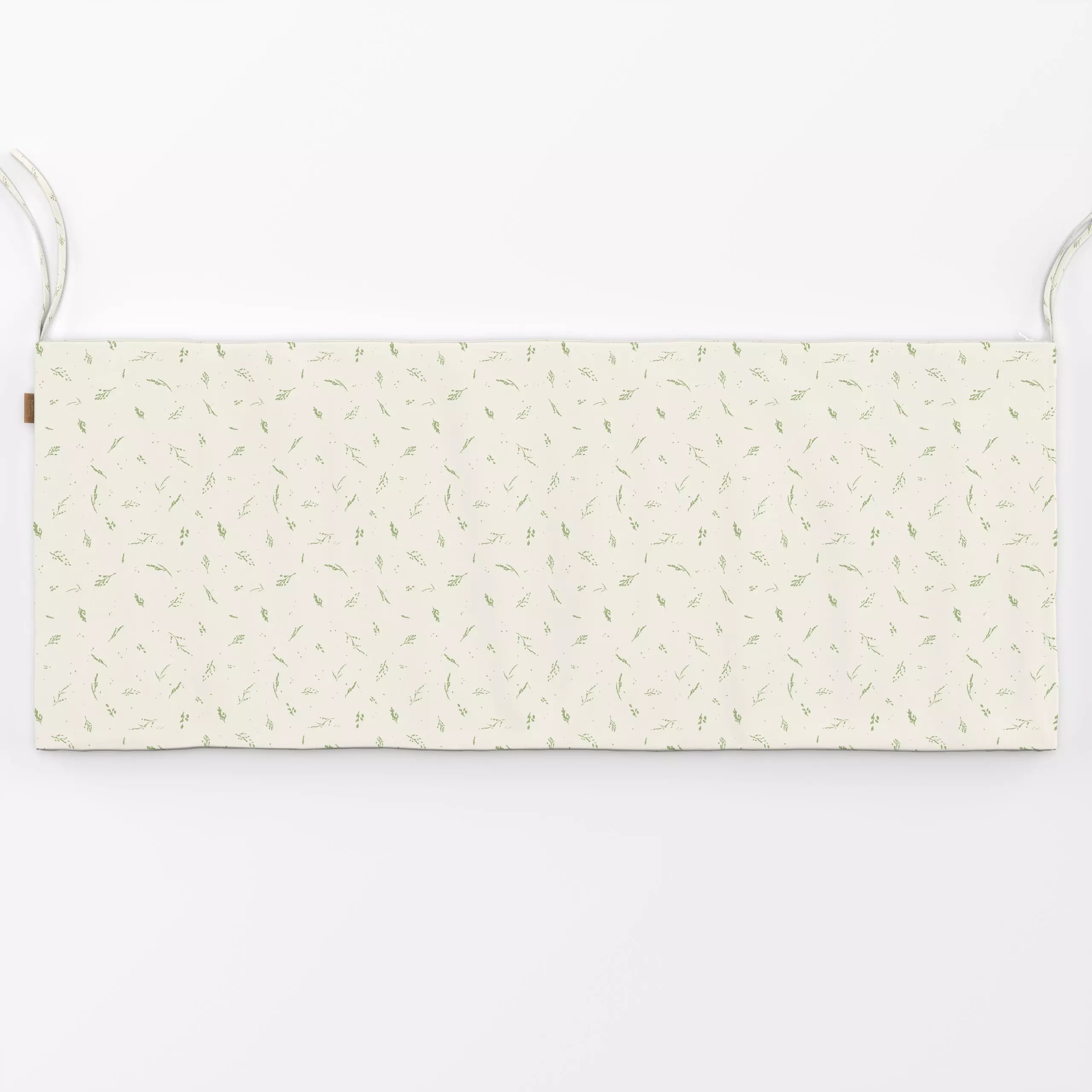 Bankauflage Gräser beige grün - Frühling, Symbole & Muster, Pflanzen & Botanik - von „Kathrin Woo"; Hygge, modern, landhaus,...