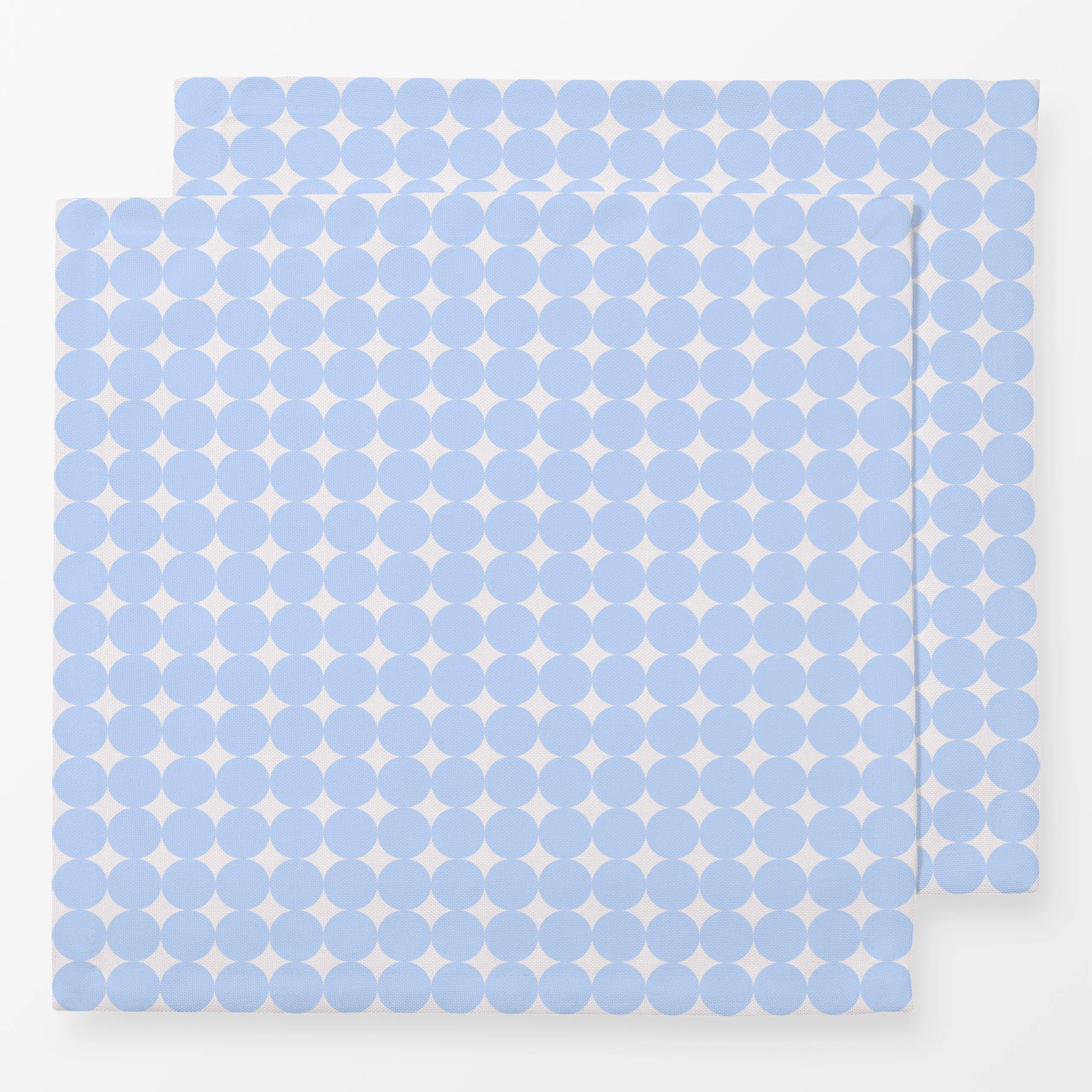 Servietten Punkte groß Blau - Symbole & Muster - von „Sophie Augustin Illustration"; Muster, Punkte, Kreise, Dots, schlicht,...