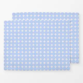 Tischset Punkte groß Blau
