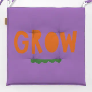 Sitzkissen Grow lila orange