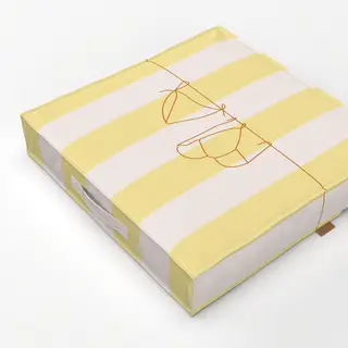 Bodenkissen Bikini Summer Yellow
