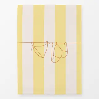 Geschirrtücher Bikini Summer Yellow