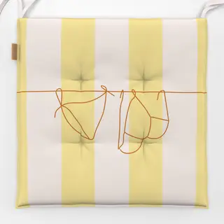 Sitzkissen Bikini Summer Yellow
