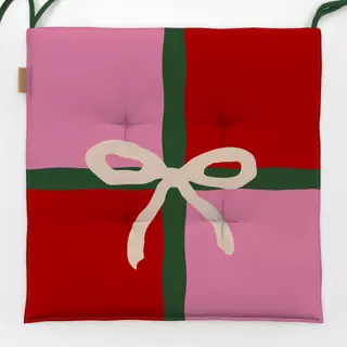 Sitzkissen Weihnachtsgeschenk Rot Pink