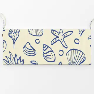 Bankauflage Muscheln