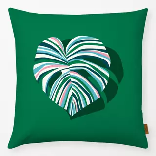 Kissen Farbfreude Monstera 1
