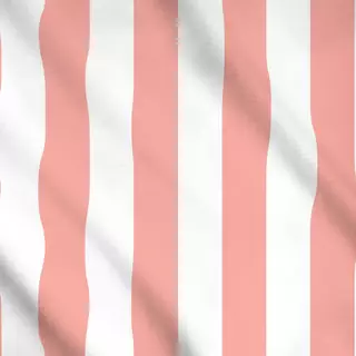 Meterware Sommer Streifen Apricot