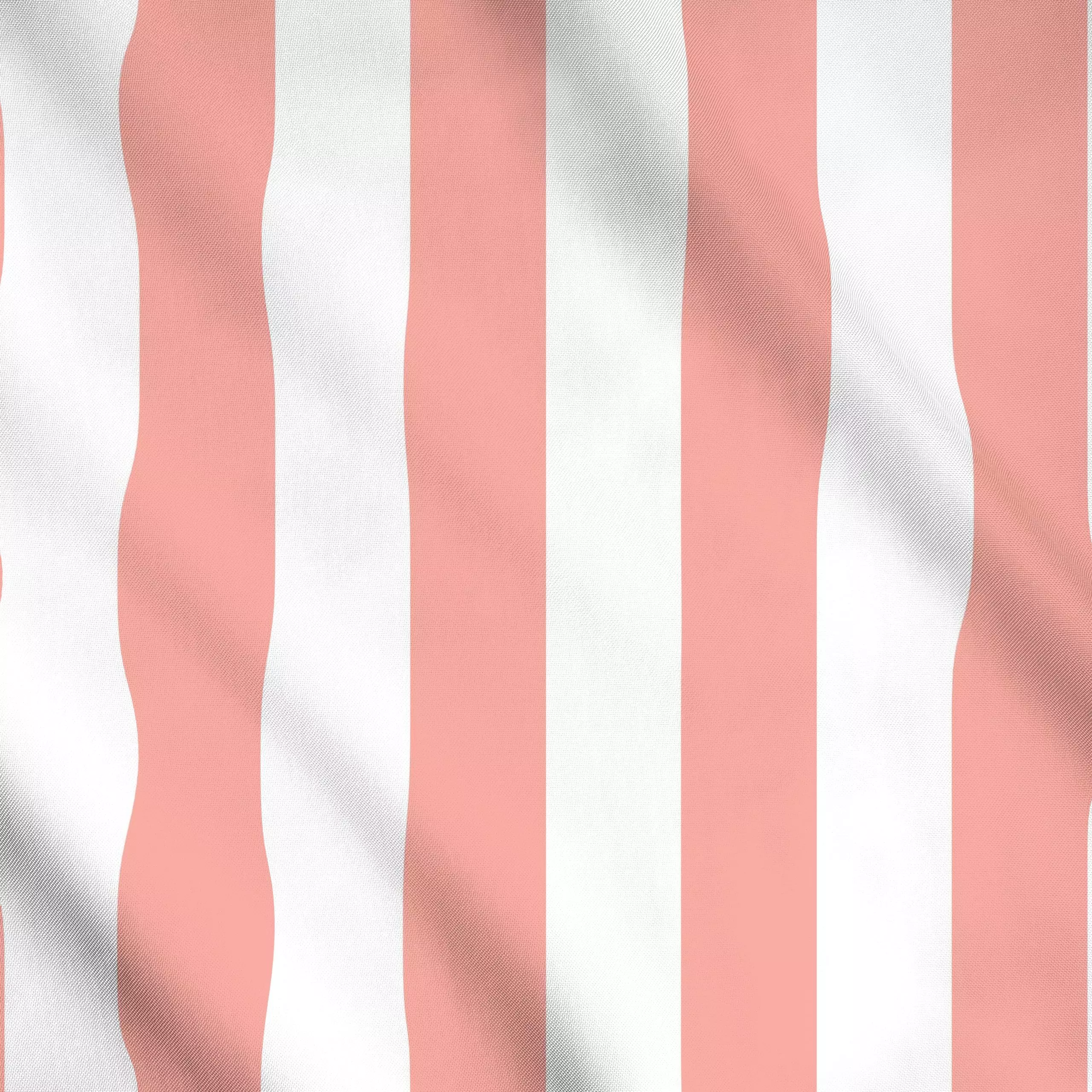 Meterware Sommer Streifen Apricot - Sommer, Symbole & Muster - von „Studio ROSAGRAU"; pink, candy, Weiss, outdoor, stripes, ...