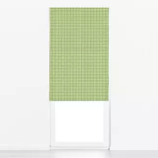 Raffrollo Karo grün