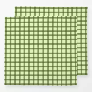 Servietten Karo grün
