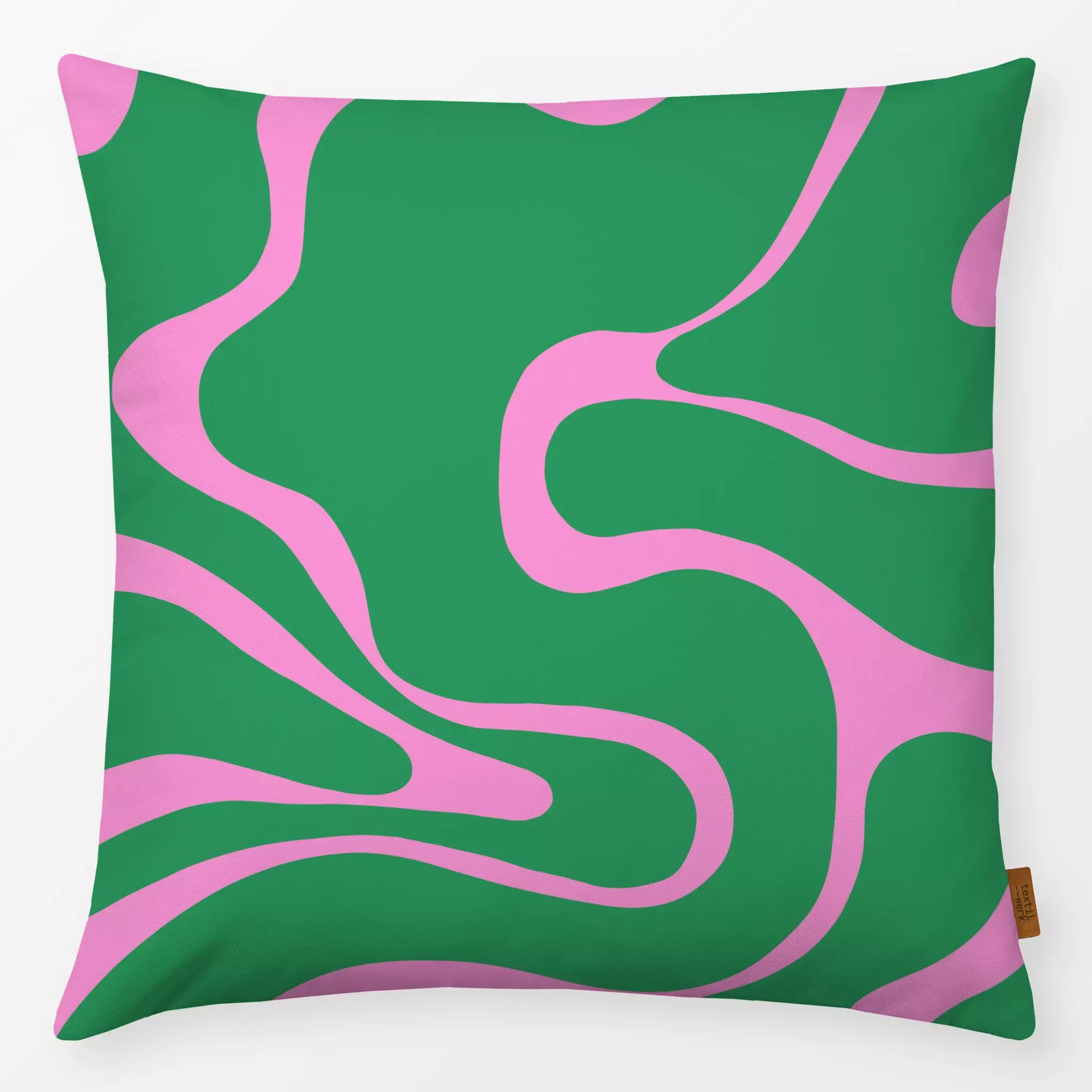 Kissen Kissen High-Five Grün Pink