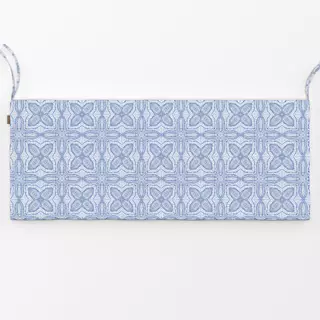 Bankauflage Geometric Blue