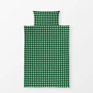 Bettwäsche Plaid Grün Rosa