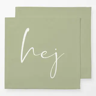 Servietten HEJ Toskana Grün