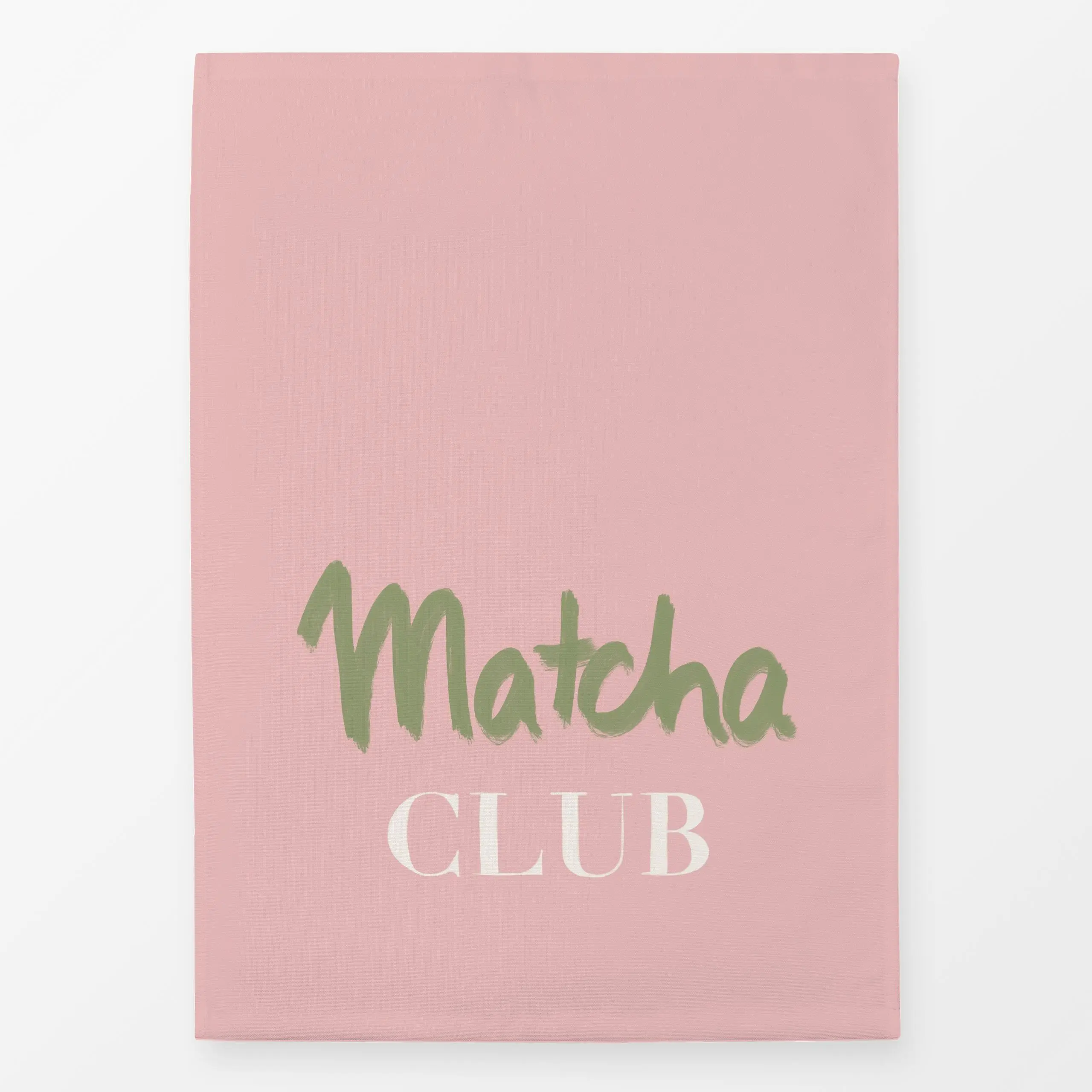 Geschirrtücher Matcha Club Pink - Küche, Essen & Trinken - von „Sophie Augustin Illustration"; Tee, tea, teatime, Drinks, Ma...