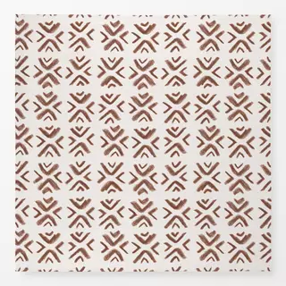 Tischdecke Ethno Allover Muster braun