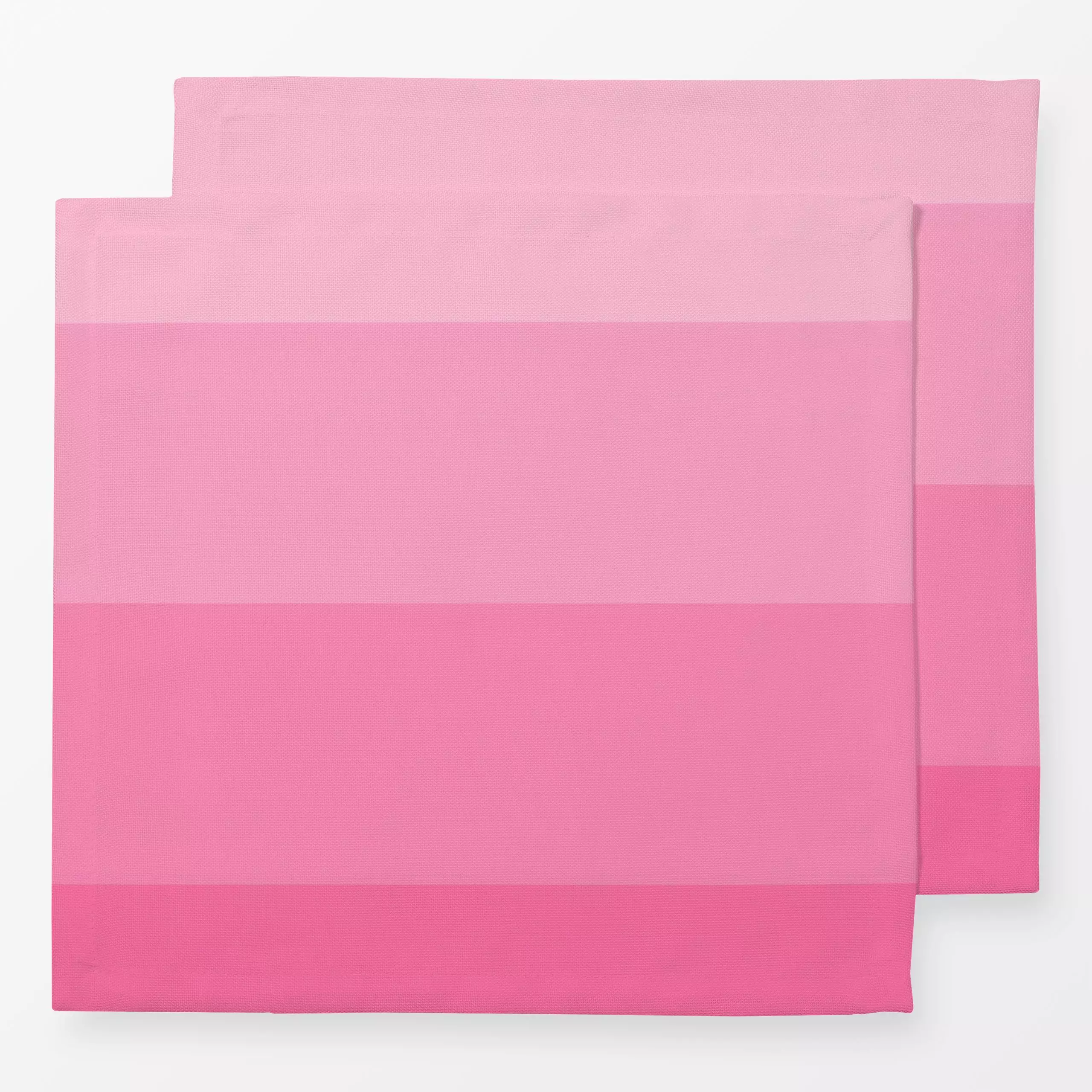 Servietten Pink Summer Colors - Sommer, Symbole & Muster - von „Andrea Haase"; gestreift, Streifenmuster, colorblocking, Blo...