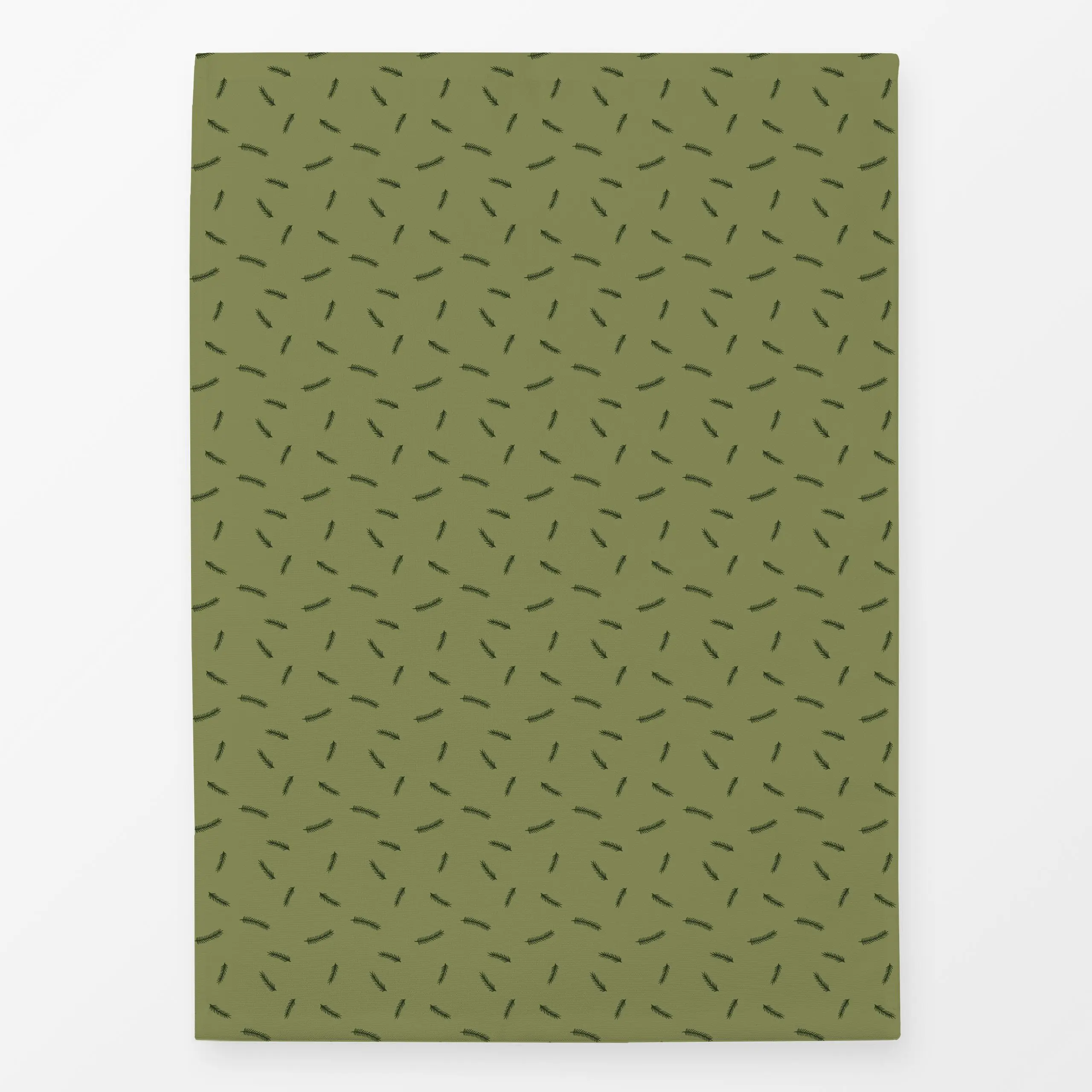 Geschirrtücher Muster Tannenzweige hellgrün - Weihnachten, Winter - von „Kerstin Ax"; Muster, Pflanzen, Weihnachten, Winter,...