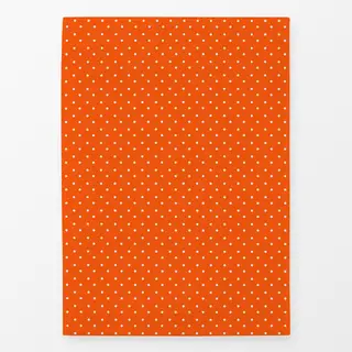 Geschirrtücher Polkadots Halbversatz Orange