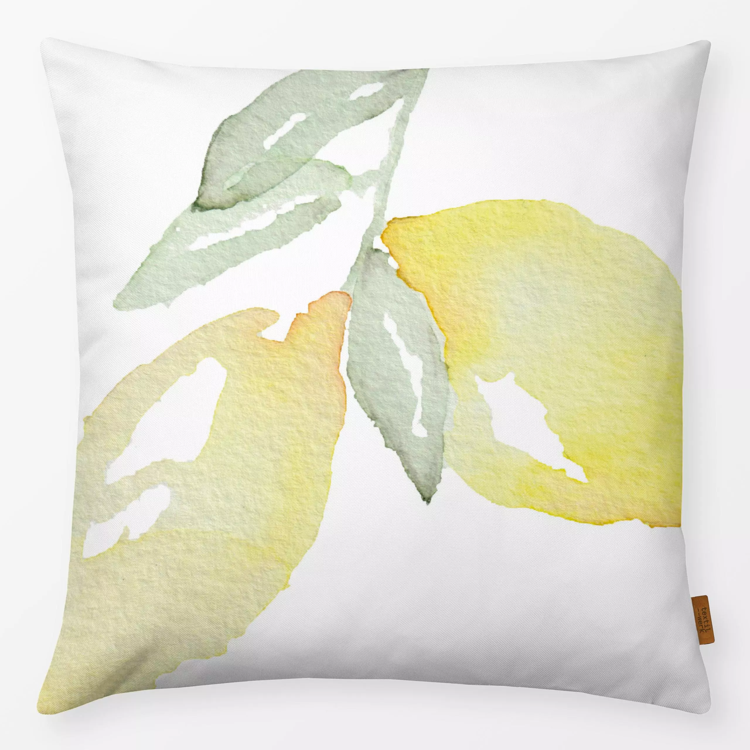 Kissen Lemon Garden - Sommer - von „youdiful"; Obst, Sommer, Zitronen, outdoor, Summerfeeling, lemon