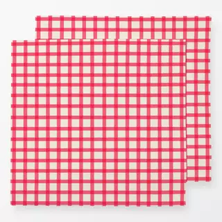 Servietten Karo Pink