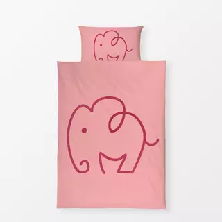 Bettwäsche Roter Elefant