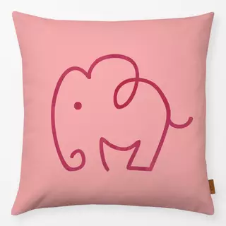 Kissen Roter Elefant