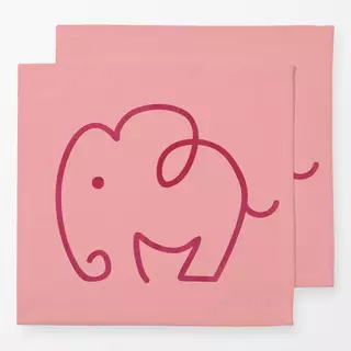 Servietten Roter Elefant