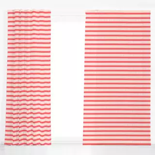 Dekovorhang Stripes Crossed Red