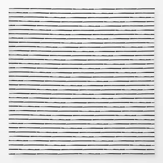 Tischdecke Streifenliebe 1 Schwarz Weiß
