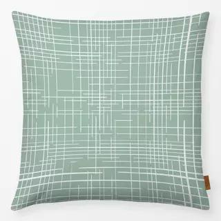 Kissen Karo grün