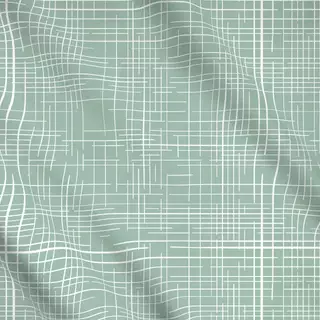 Meterware Karo grün