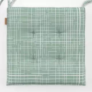 Sitzkissen Karo grün