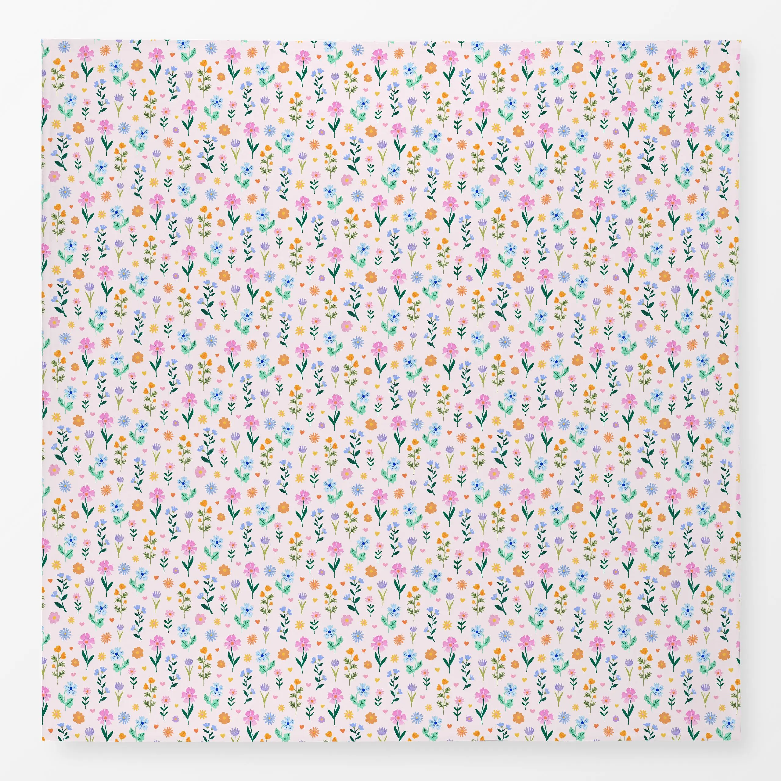 Tischdecke Floral Fantasy Pattern pink, Blumen, Sommer, von Karen Menzenbach