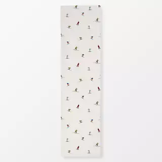 Tischläufer Skihang