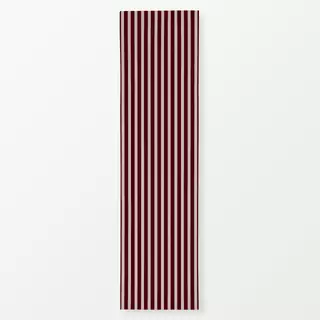 Tischläufer Bold Stripes dark berry red